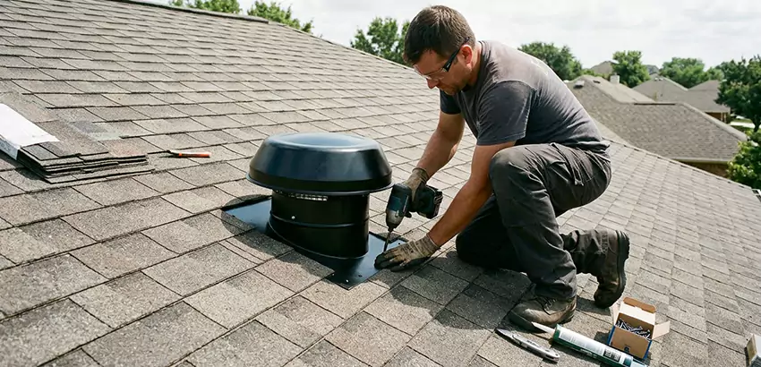 Roof Vent Fan Installation in Rogers