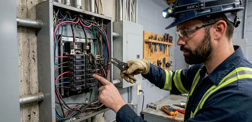 Breaker Box Short Circuit Repair in Rogers