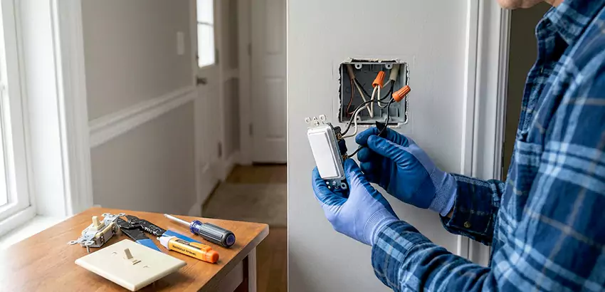 Motion Sensor Light Switch Replacement in Rogers